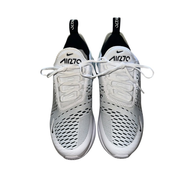 Nike Women's Air Max 270 White/Black Sneakers Sz 8 - Picture 4 of 12